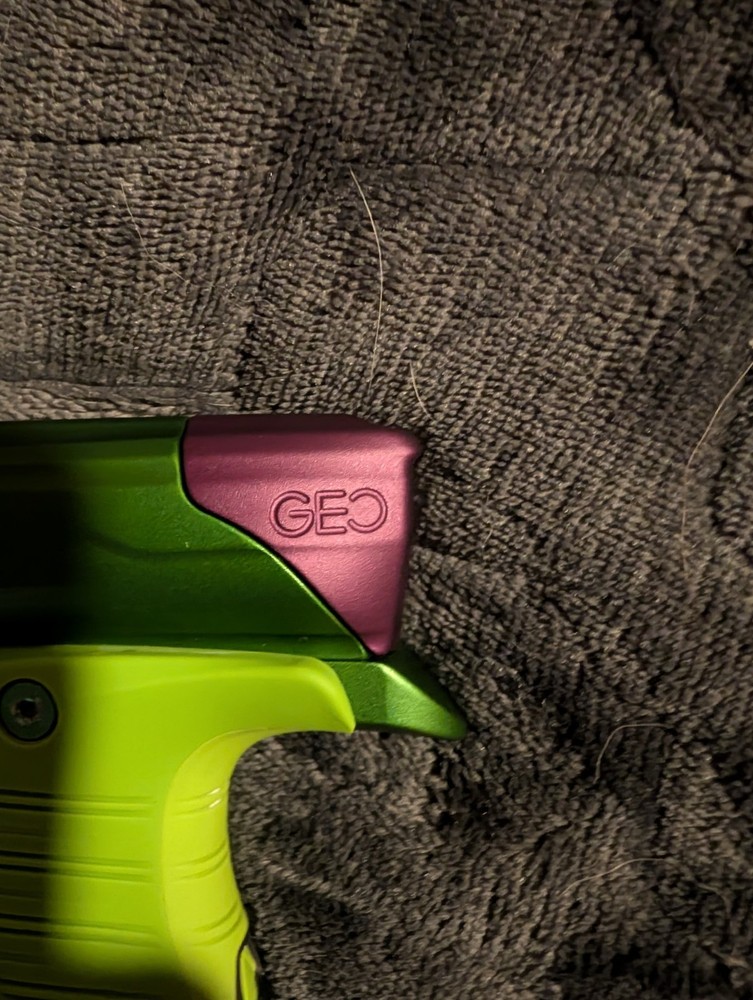 Planet Eclipse Geo3.5 Electronic Green & Purple w/ Case & Accessories