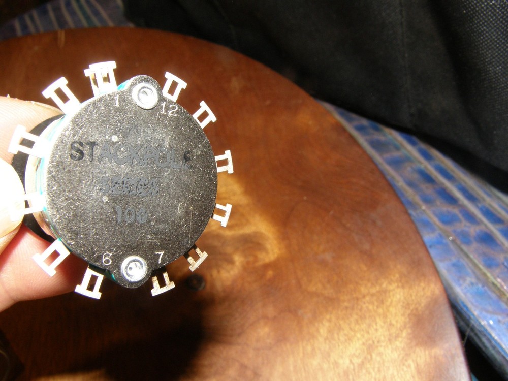 NOS Series 100 Stackpole Rotary Switch, 12 position
