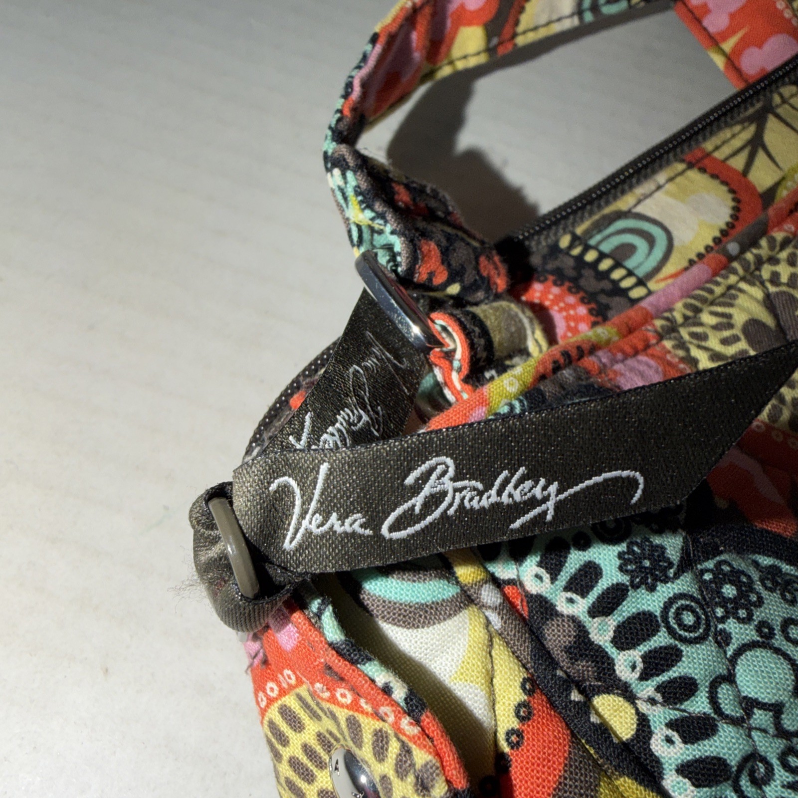 Vera Bradley Disney Parks Mickey's Perfect Petals Tablet Hipster Bag
