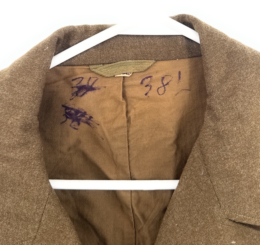 WWII 8th Army Corporal Coat Jacket Brown