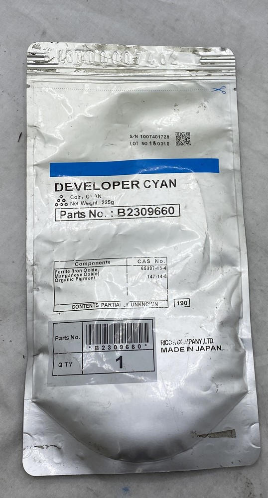B2309660 OEM Ricoh Cyan Developer