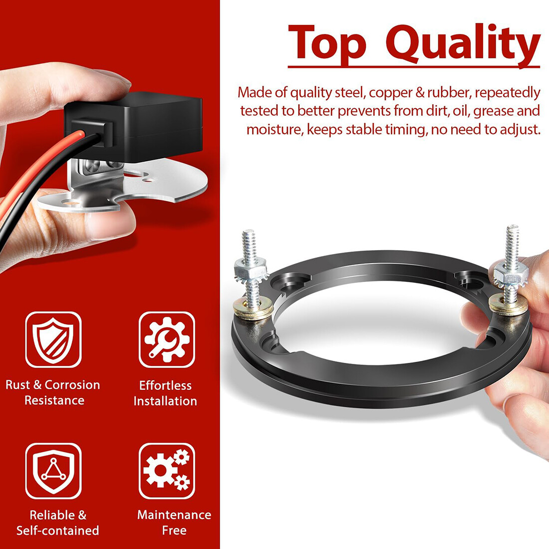 For Pertronix 1181 Ignitor Electronic Ignition Conversion Kit Delco 8 Cylinder