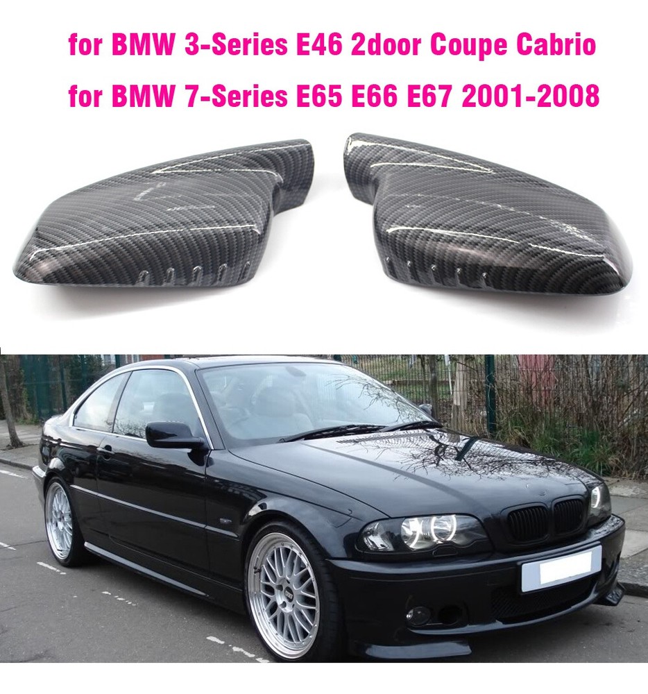 Carbon fiber/black mirror caps,