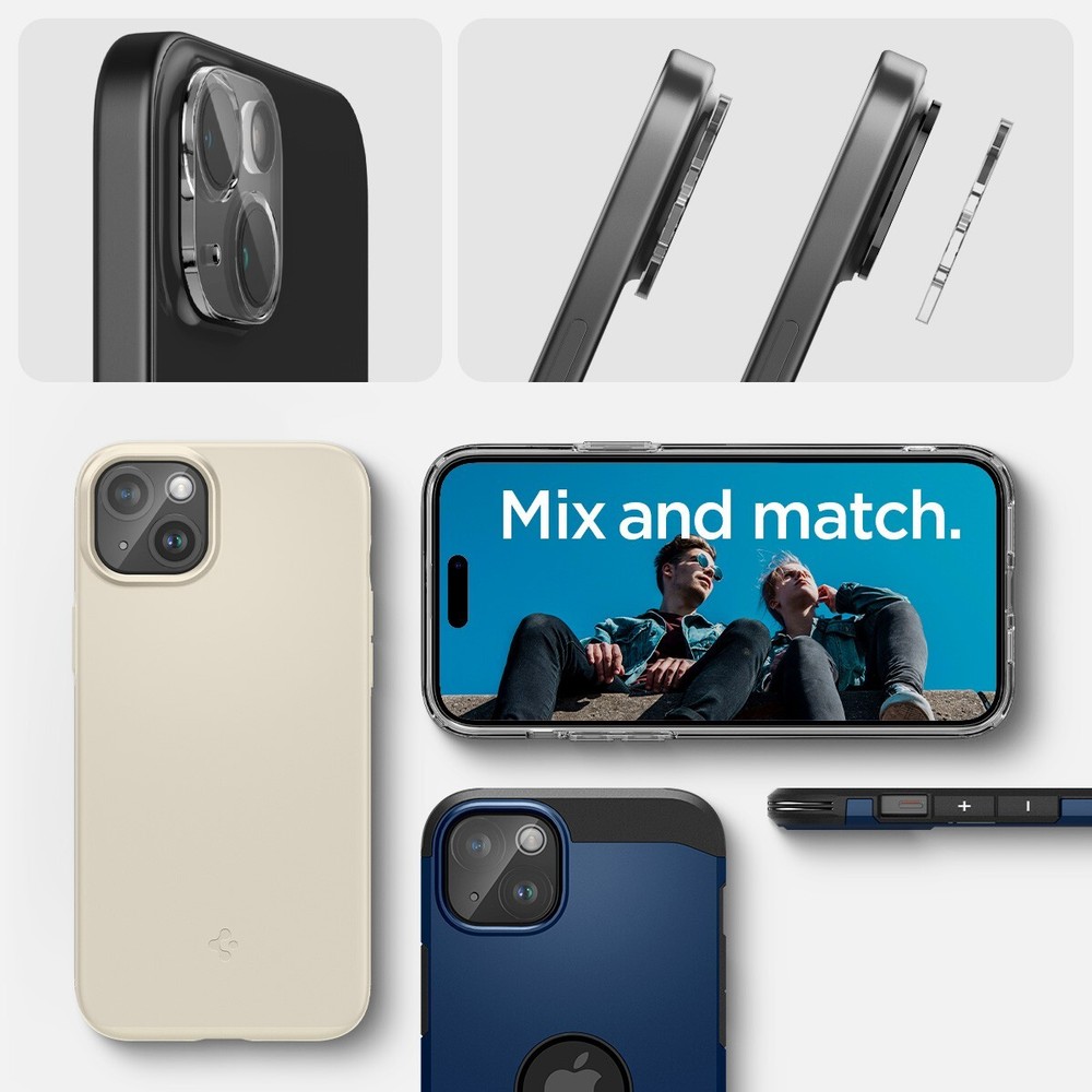 For iPhone 15 / 15 Plus / 14 / 14 Plus | Spigen Optik Lens Protector