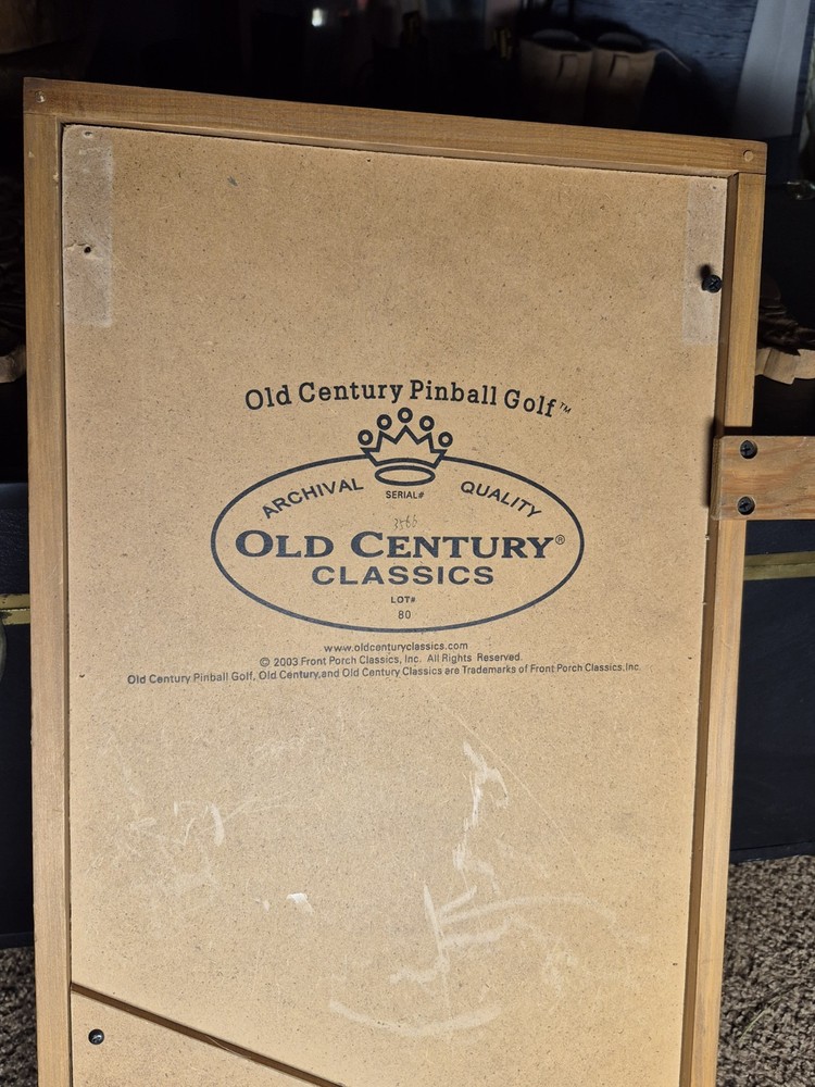 Old Century Tabletop Pinball Game