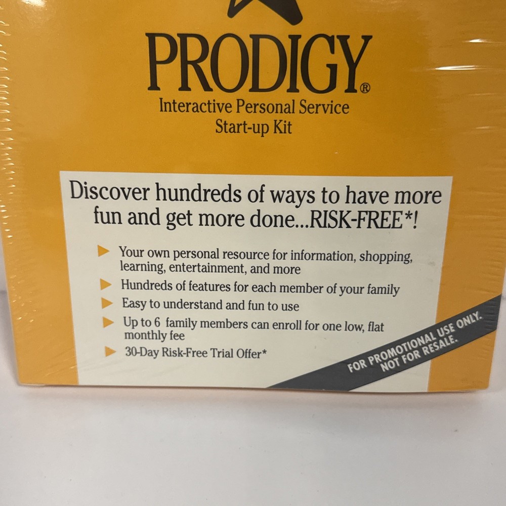 Prodigy Interactive Personal Service Start-Up Kit Version 2.1 NOS Sealed