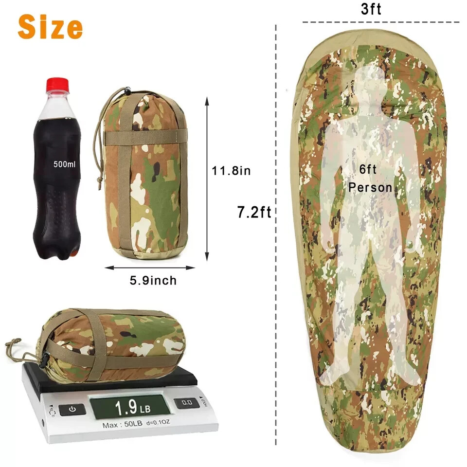 Modular Bivy Cover OCP Waterproof Sleeping Bag Shell MSS Tactical Outer Layer