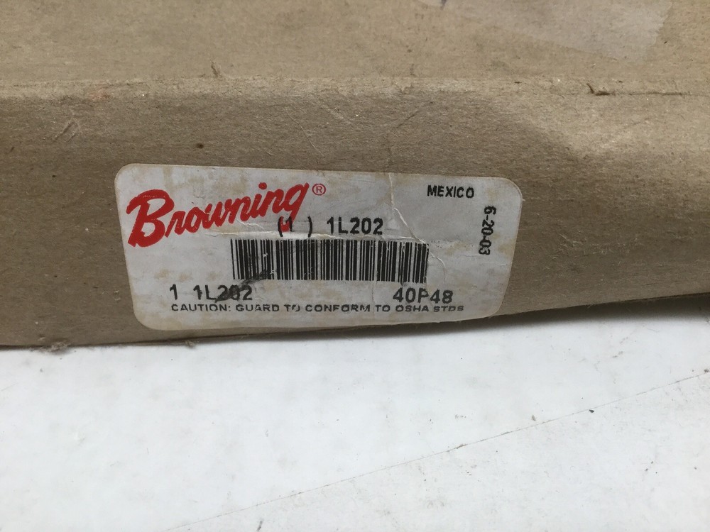 Browning 1L202 / 40P48 Split Taper Bushed Bore Roller Chain Sprocket 48 Teeth