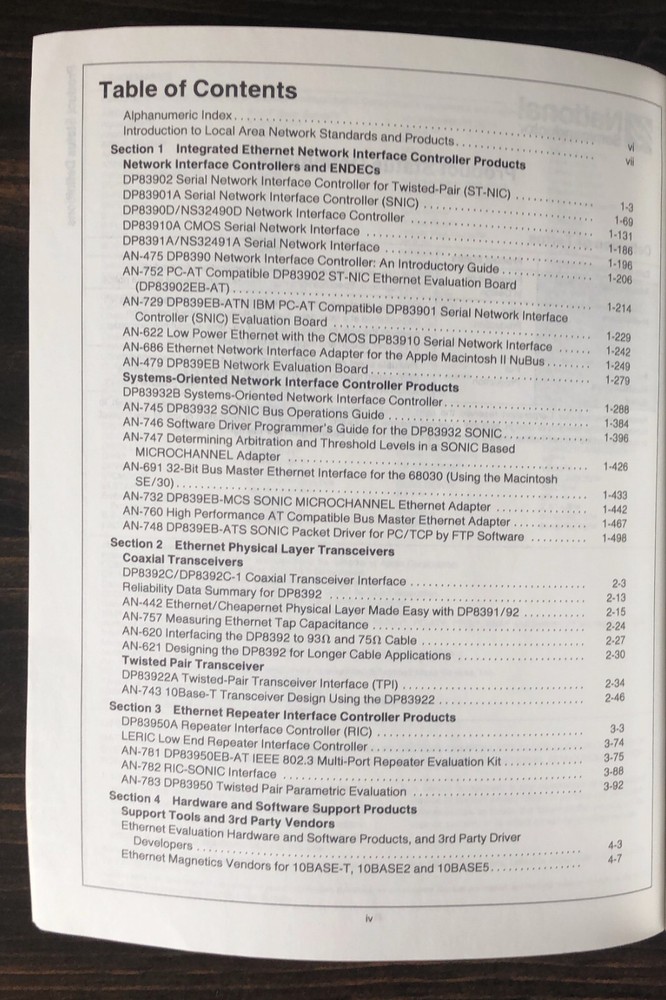 National Semiconductor - Local Area Network Databook (1992)