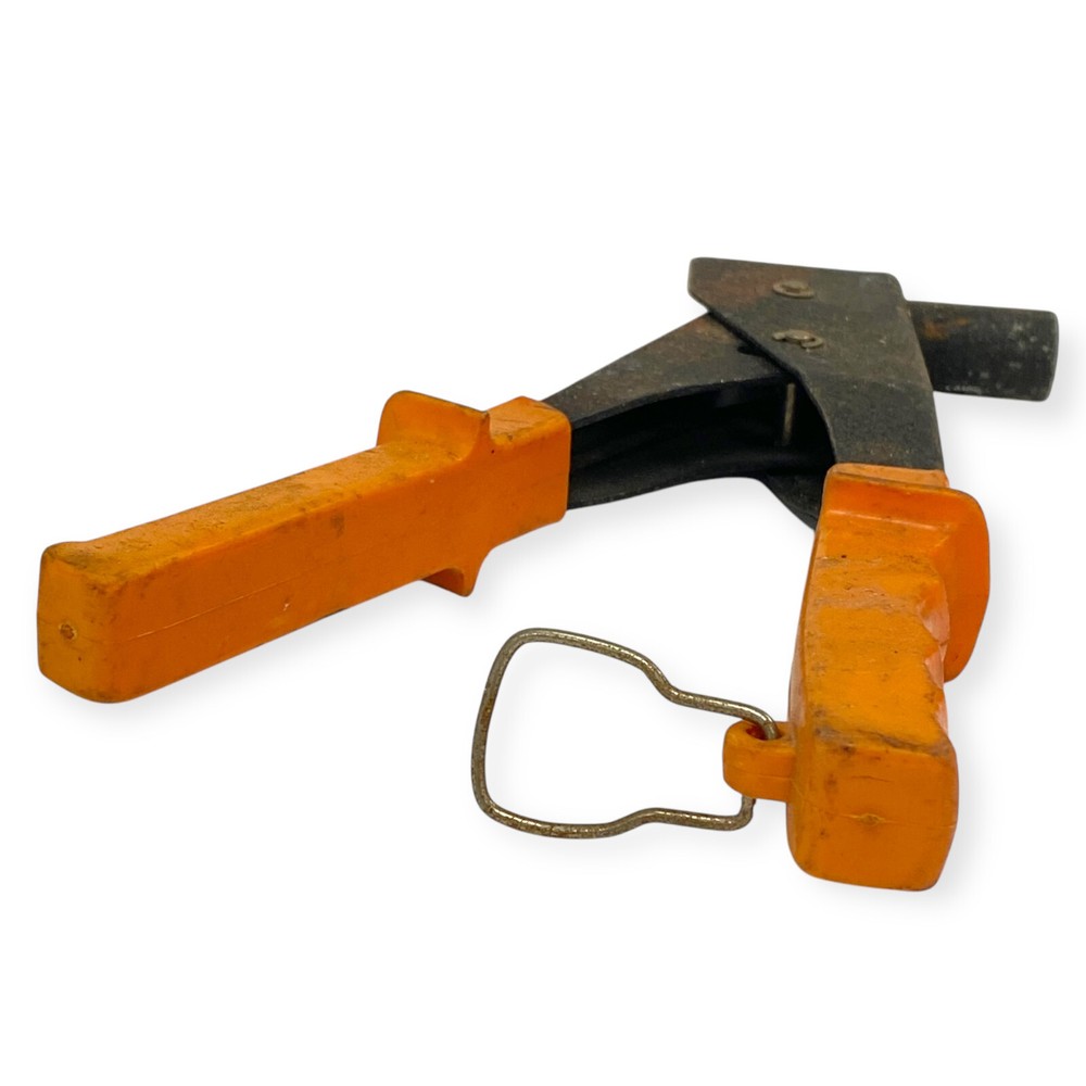 Rivet Gun Tool, Orange Handle, 9 in