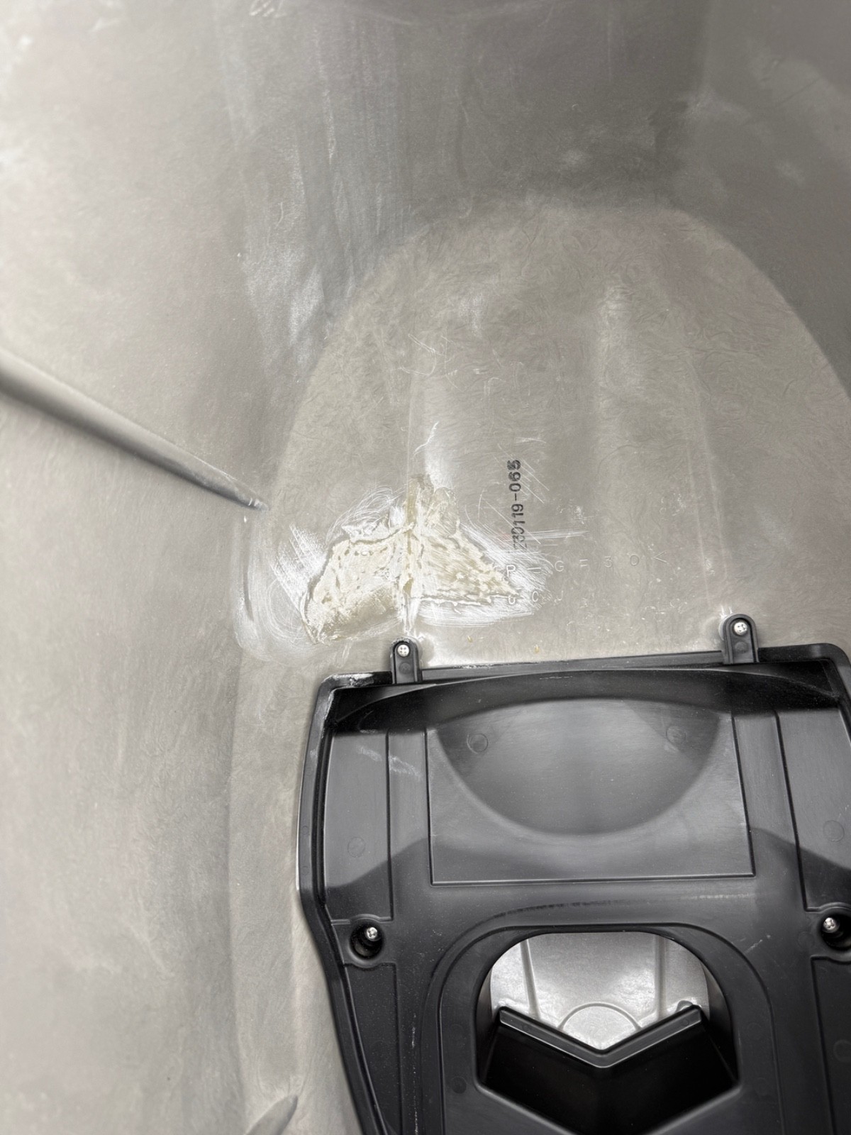 Yamaha F70 top cowling from 2023 engine