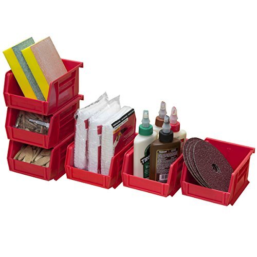 30210AkroBins Plastic Storage Bins Space-Saving Stackable Bins to use for Garage