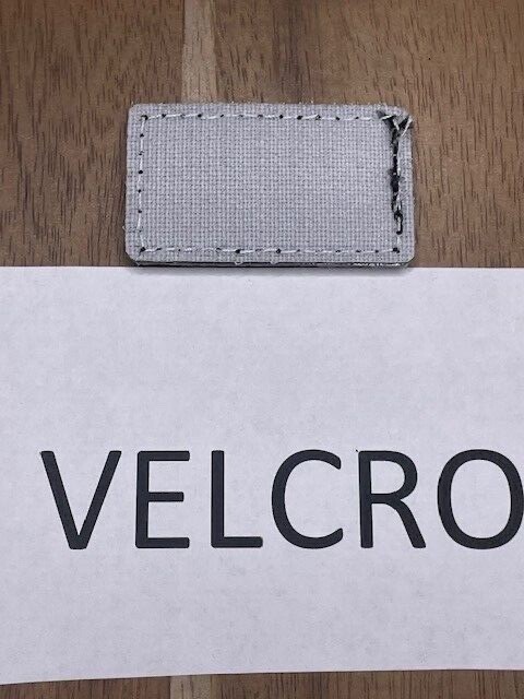 Blood Type Patch PVC Hook Loop 0+ Grey FIRE POLICE MILITARY