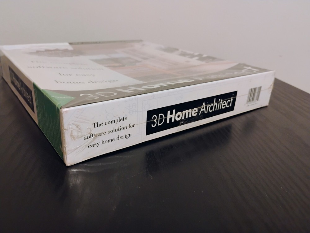 Broderbund 3D Home Architect Windows CD-ROM Big Box Sealed New