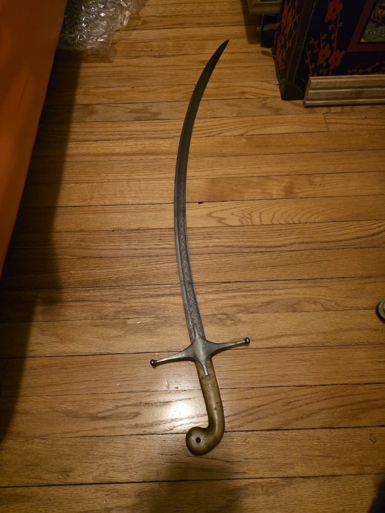 Excellent Shamshir Saber Decorated Blade..