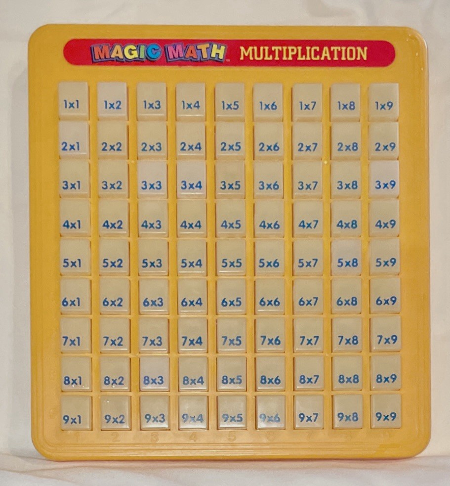 Vintage Magic Math Machine Multiplication Lanard Toys