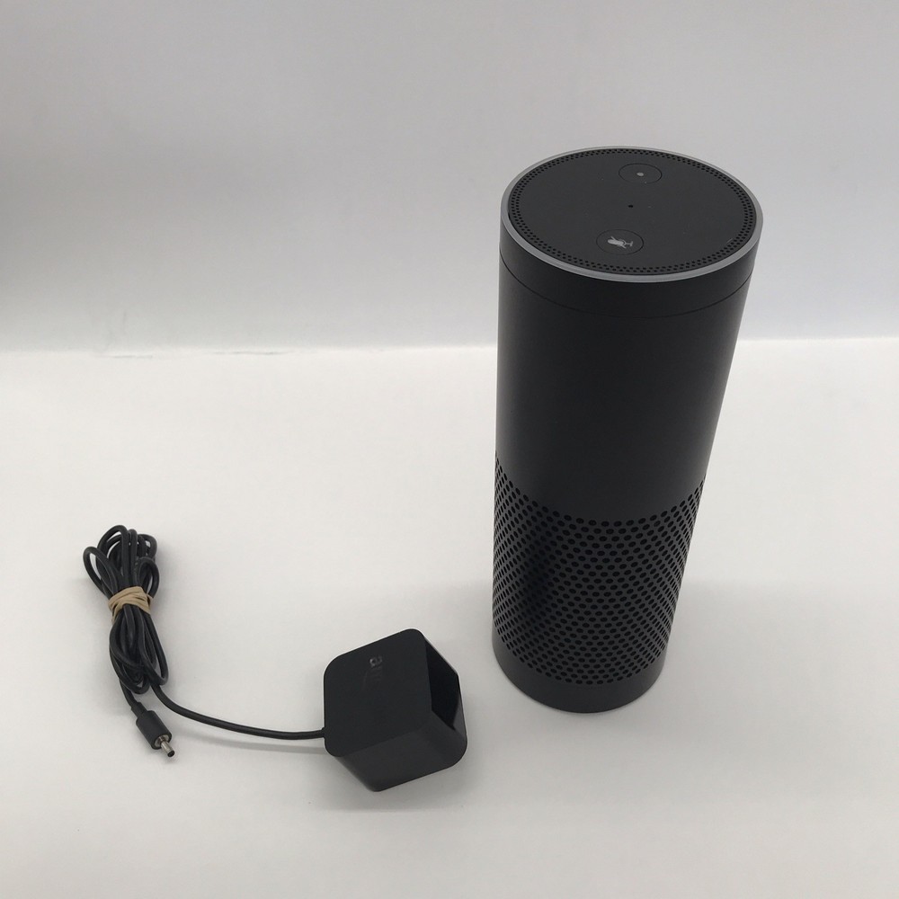 Amazon Echo SK705DI Smart Speaker Black Wireless Alexa w/ Power Adapter