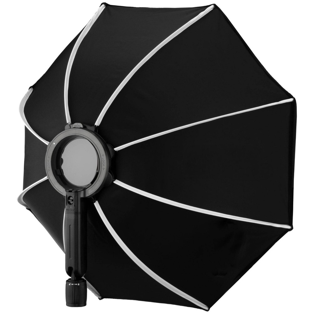 Lectronify 28" Octagonal Softbox for Flash –Quick Open Dual Diffusers, 120° Tilt