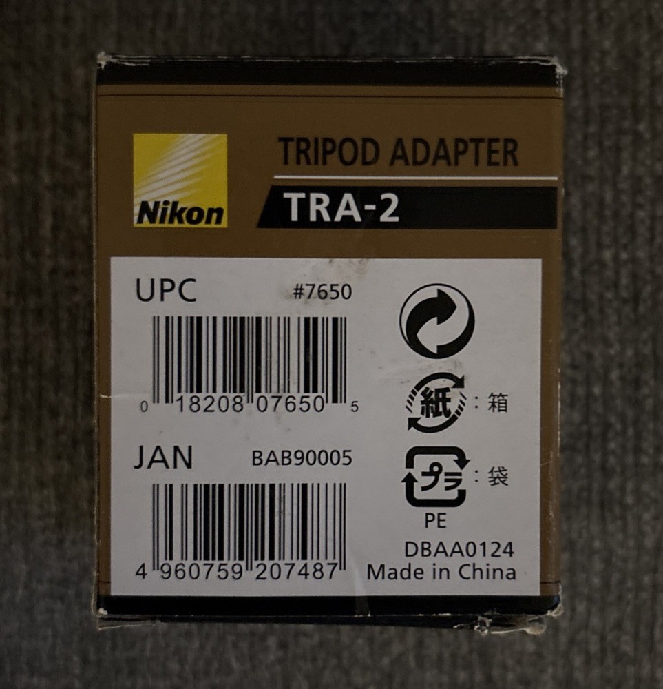 Nikon Tripod Adapter TRA-2 for Action/Action Open box