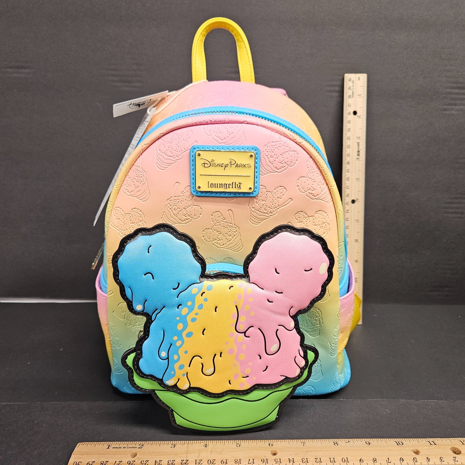 LOUNGEFLY Disney Parks TREATS World Disneyland SHAVED ICE Pastel Mini Backpack