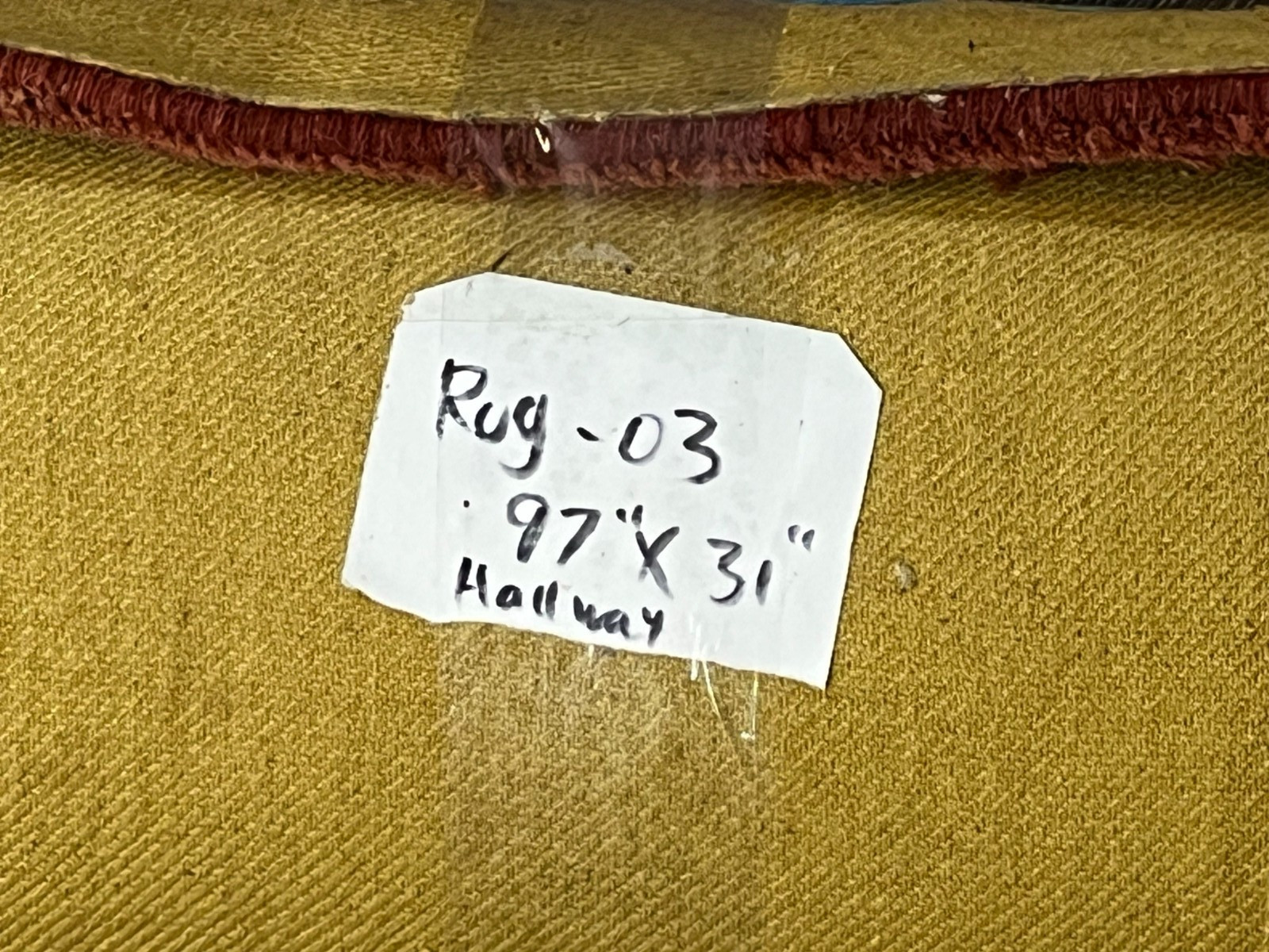 Hand Knotted Chobi Hallway Runner Rug Wool Red Beige Floral Pattern 31" x 97"