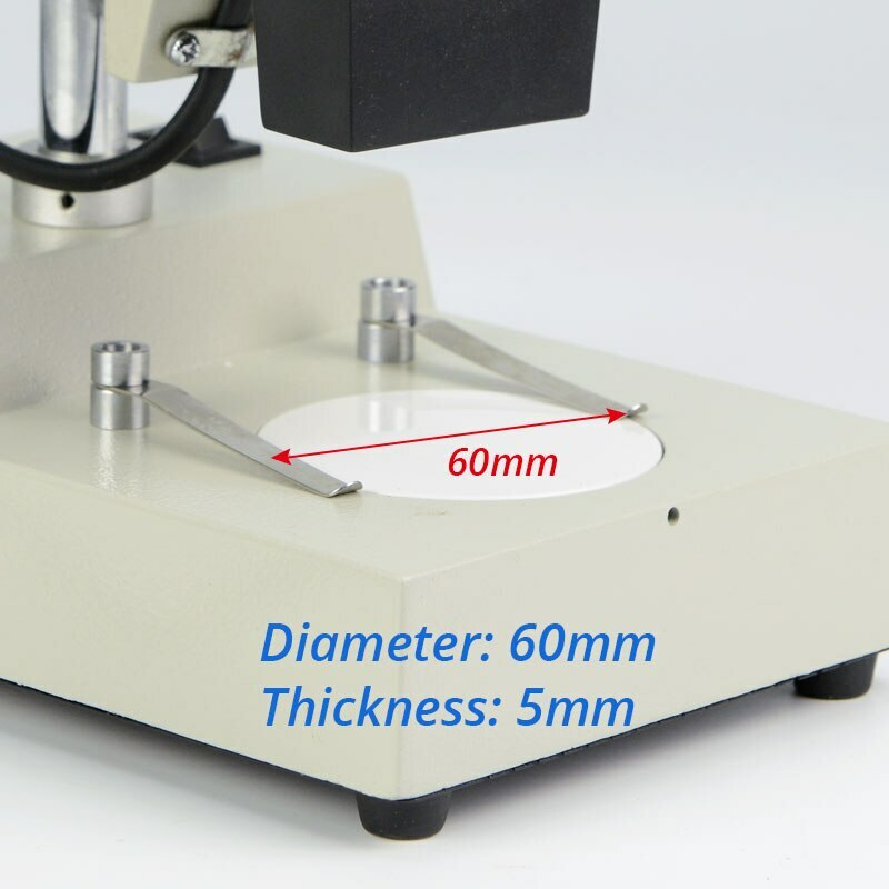 Stereo Microscope Bottom Plastic Round Stage Plate Black White Working Board