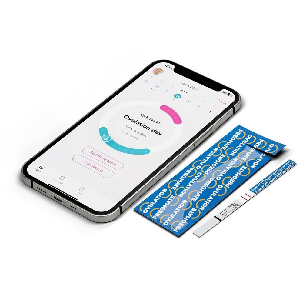 50 Ovulation Test Strips Predictor Kit Easy & Accurate Home Fertility Testing