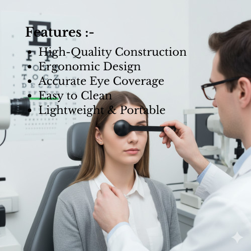 Eye Occluder for Eye Examination Vision Test Optometry Ophthalmic Tool