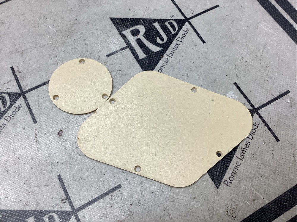 Epiphone Les Paul Back Control Cavity Plate Covers Set Cream