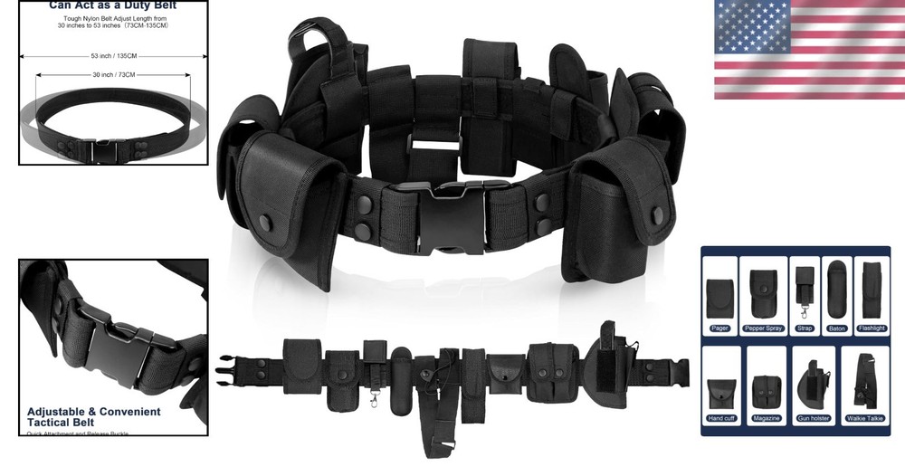 Tactical Equipment System - Modular Duty Belt Set