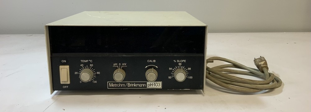 Brinkmann Instruments Metrohm/Brinkmann pH-103 pH/mV Meter for Titration "C4A"