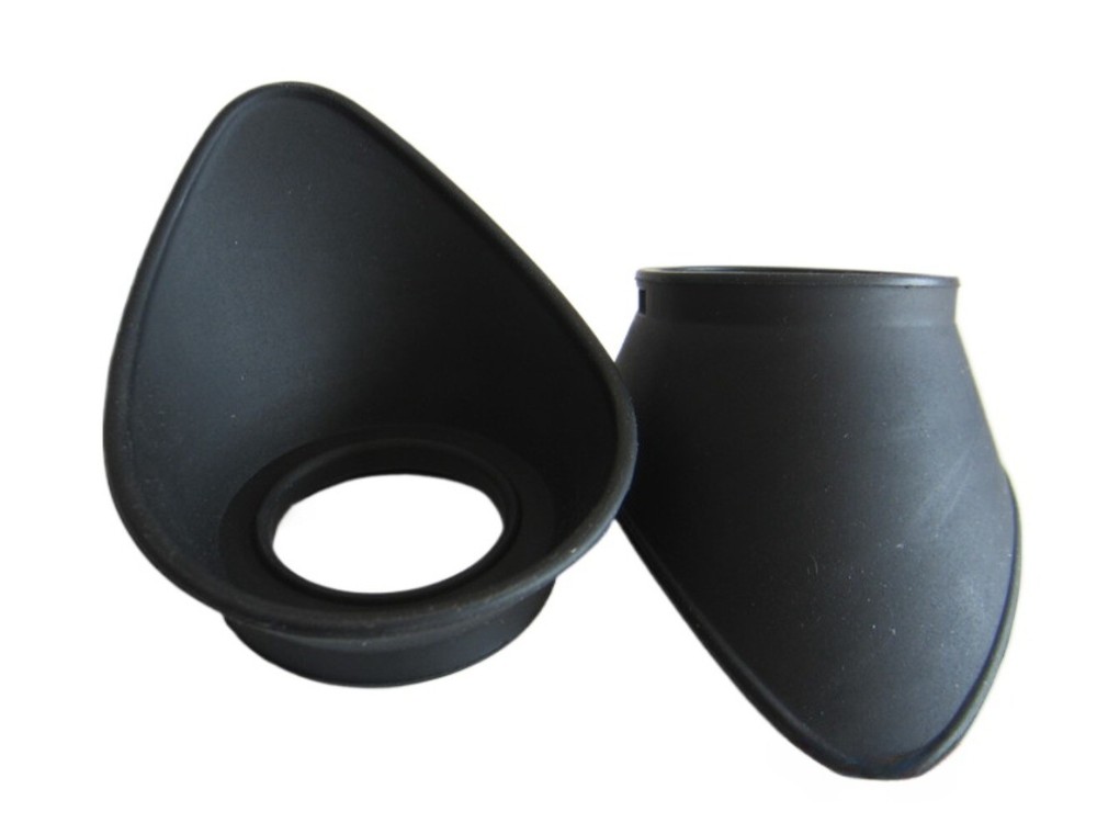 2PCS 45mm Biological Stereo Microscope Eyeshade Rubber Eye Guards Shield Caps