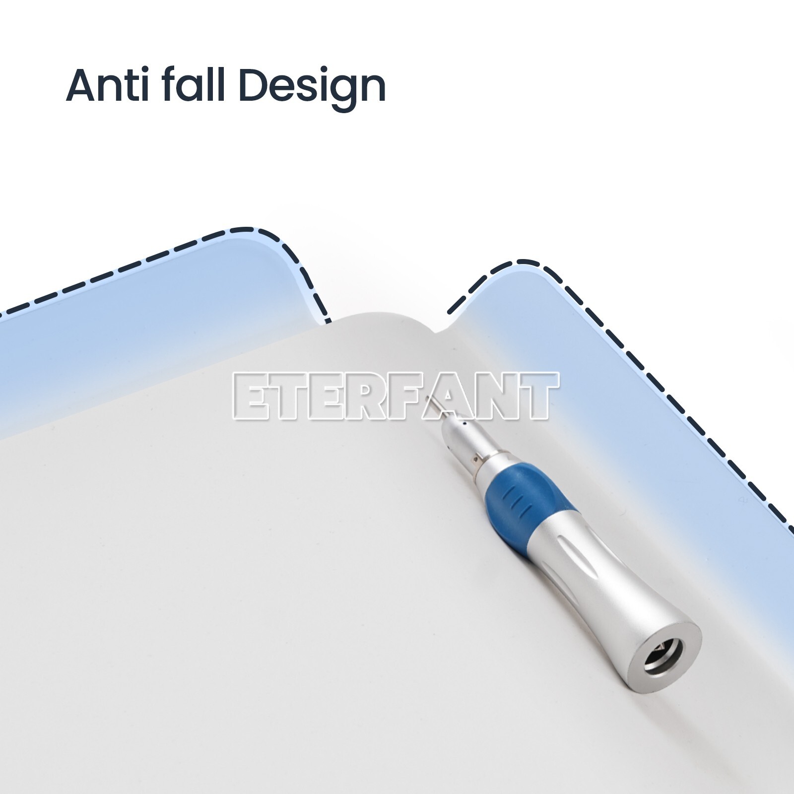 Dental Trolley Mobile Medical Tool Cart Lab Stand 4 Casters Three Layer Serving