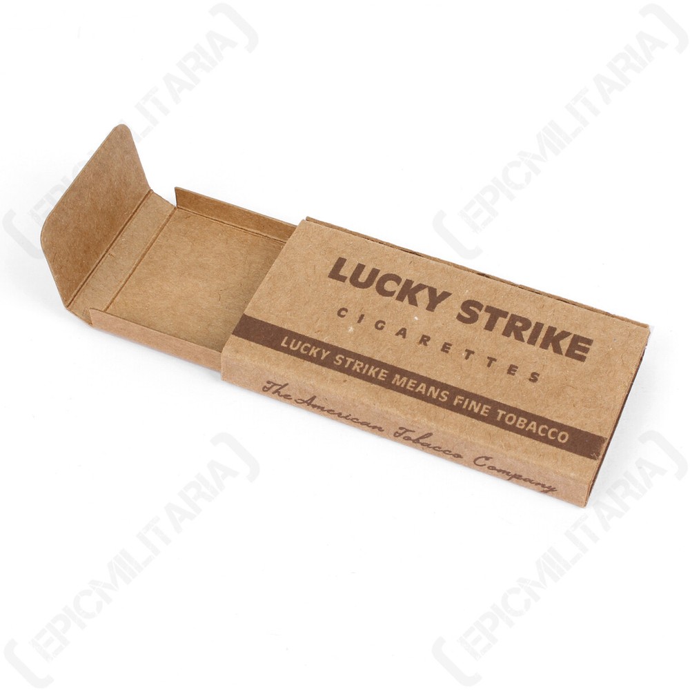 WW2 US Lucky Strike Cigarette Box - American Military Army Reproduction