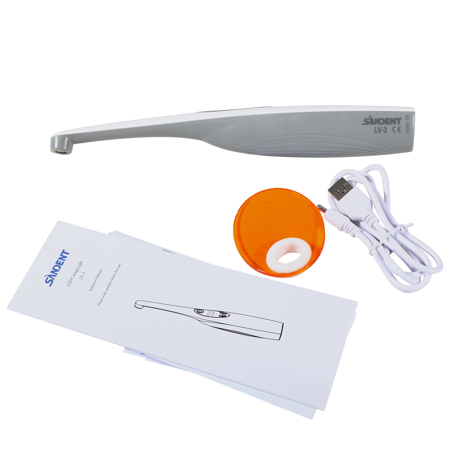 Dental Wireless Cordless LED Curing Light Composite Resin Cure Lamp LED-B USA-OR