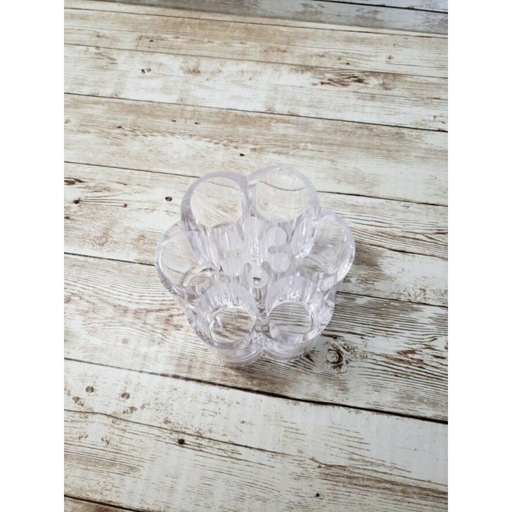 Cosmetic Holder - Clear Plastic - Used