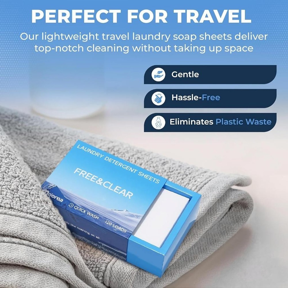 Laundry Detergent Eco Sheets Fragrance Free (480 SHEETS)