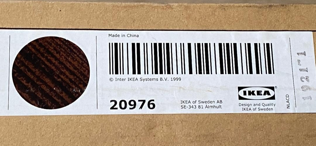 Ikea POANG Ottoman FRAME ONLY, Brown 101.557.46 - NEW