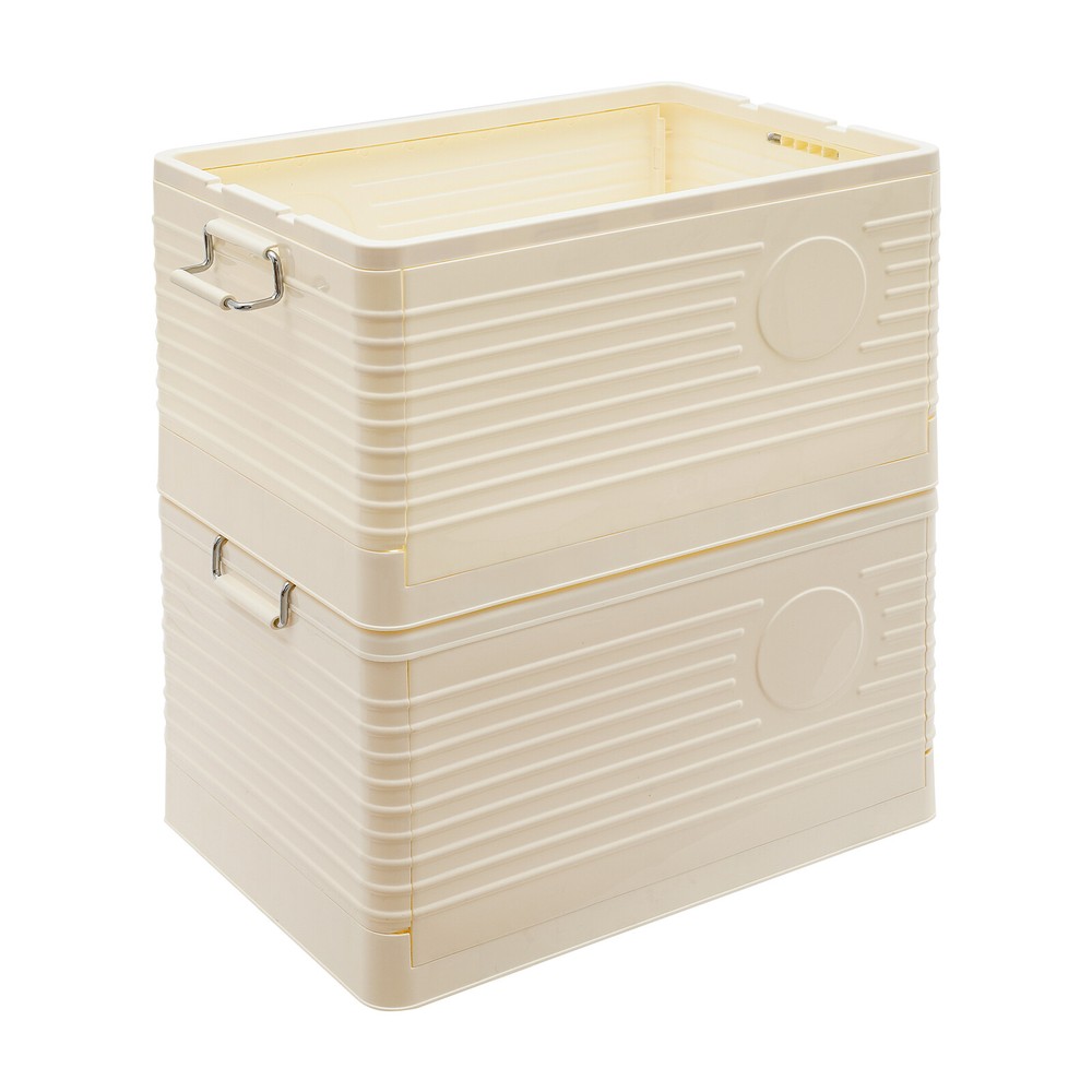 Foldable Storage Bins, Stackable Storage Bins, Storage Box for Home