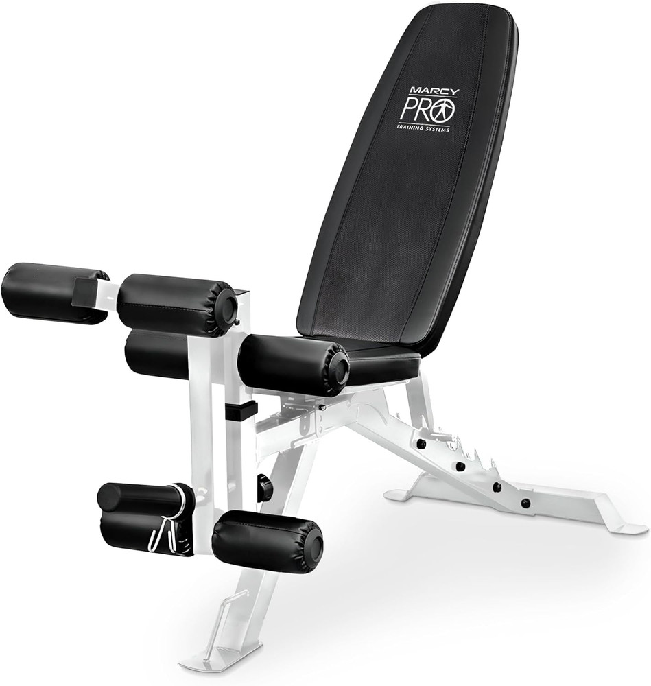 Versatile Adjustable Weight Bench with Dual Leg Developer for Home Gym