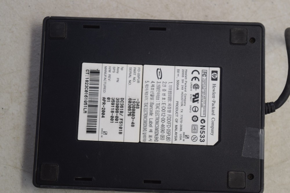 HP 19308803-48 External USB Floppy Drive