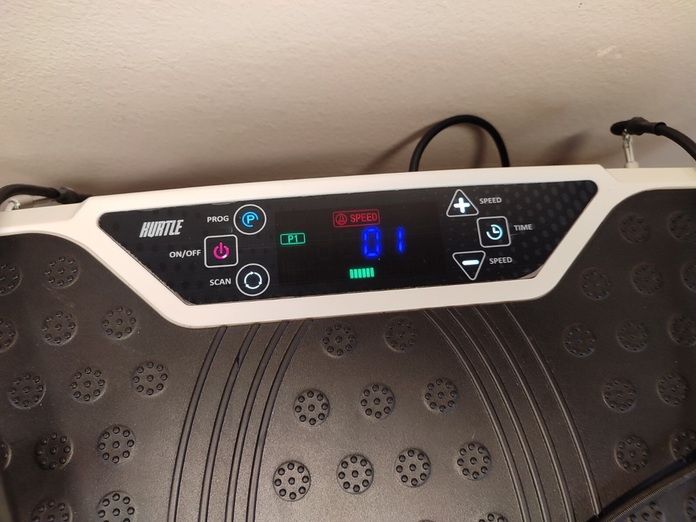 HURTLE *NO REMOTE* White Vibration Platform Board Exercise HURVBTR36