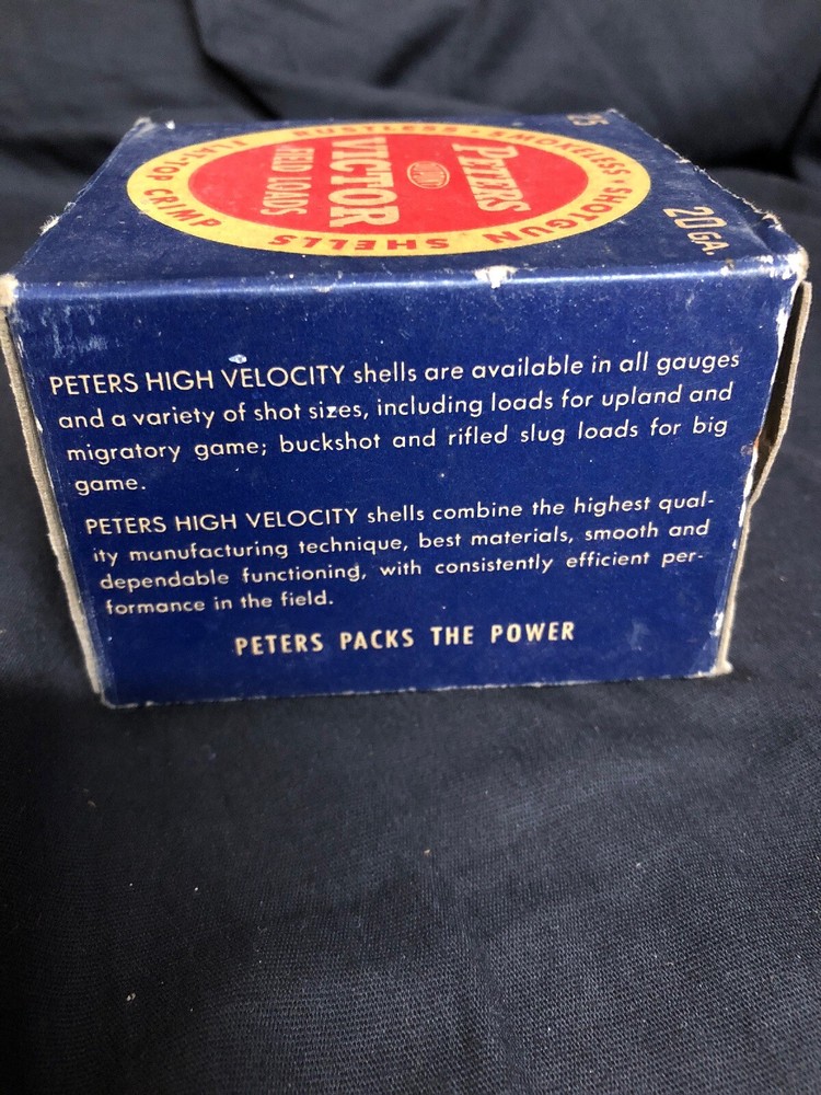 Peters Victor Feild Loads 20 Gauge