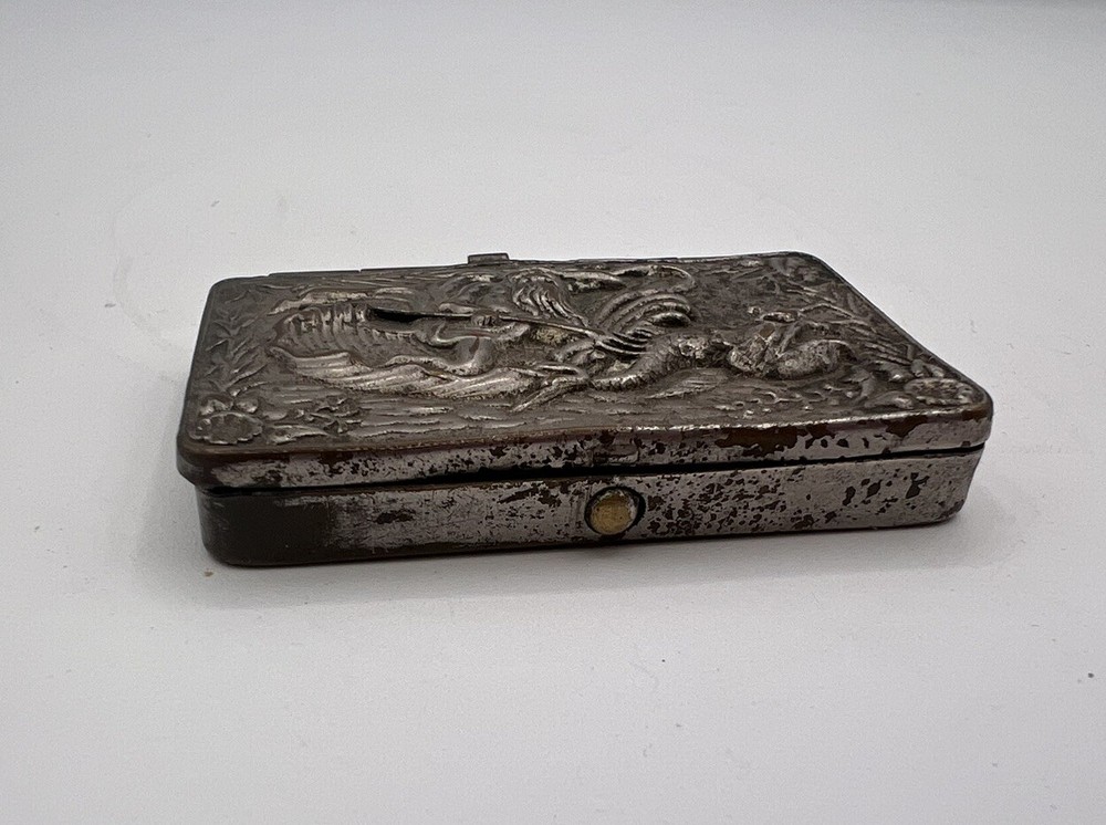 Poseidon Neptune Trident Match Pill Snuff Box