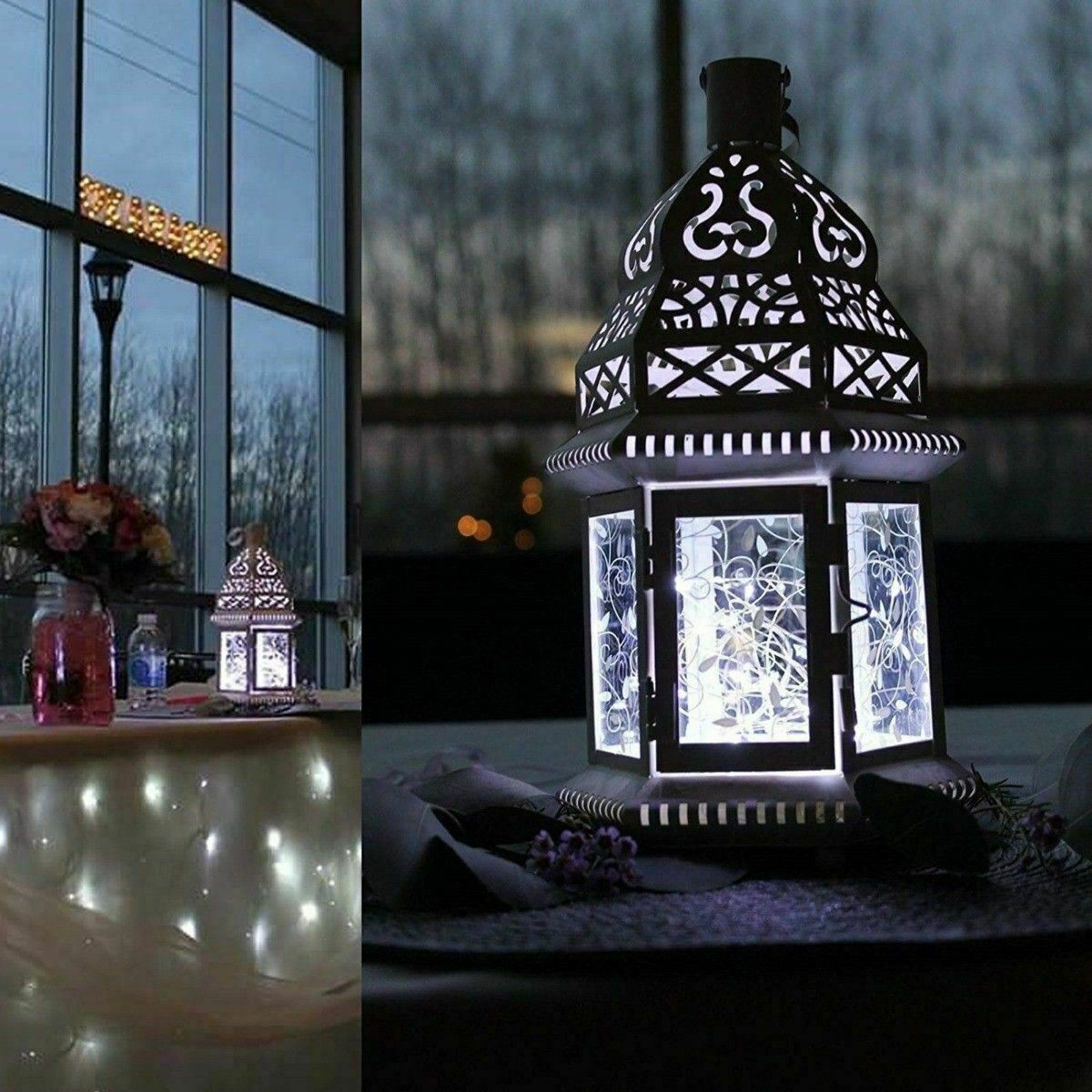 6x 20 LED 2m Waterproof LED MICRO Silver Copper Wire String Fairy Lights Decor