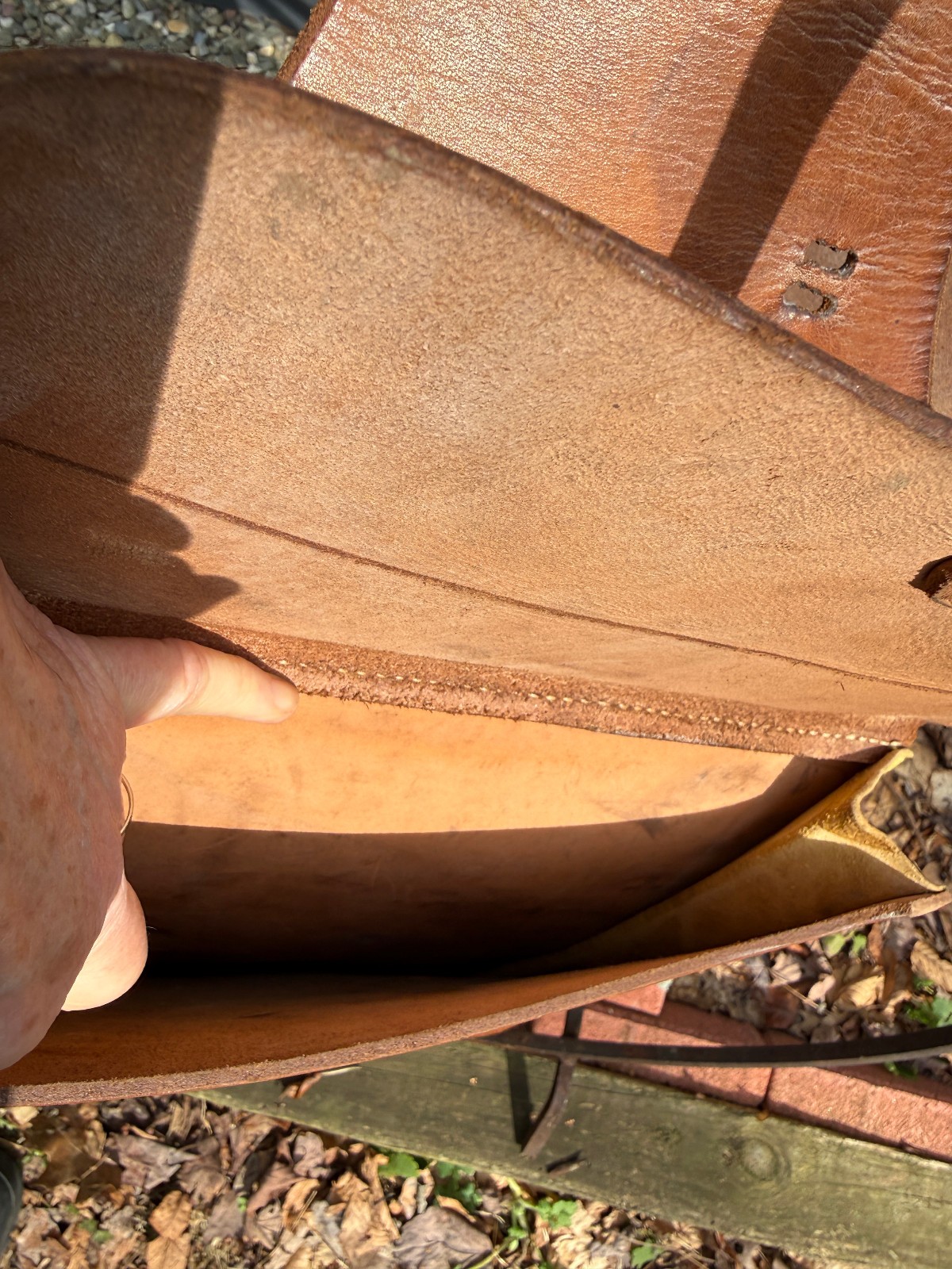 VTG LEATHER SADDLE BAGS WESTERN EQUESTRIAN TACK HORSE TACK CUSTOM HAND MADE