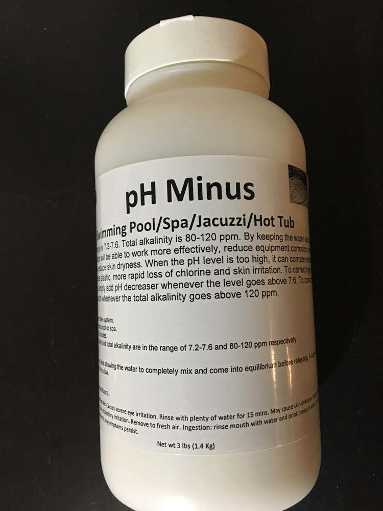 pH and Alkalinity Adjuster Decreaser 3 lb