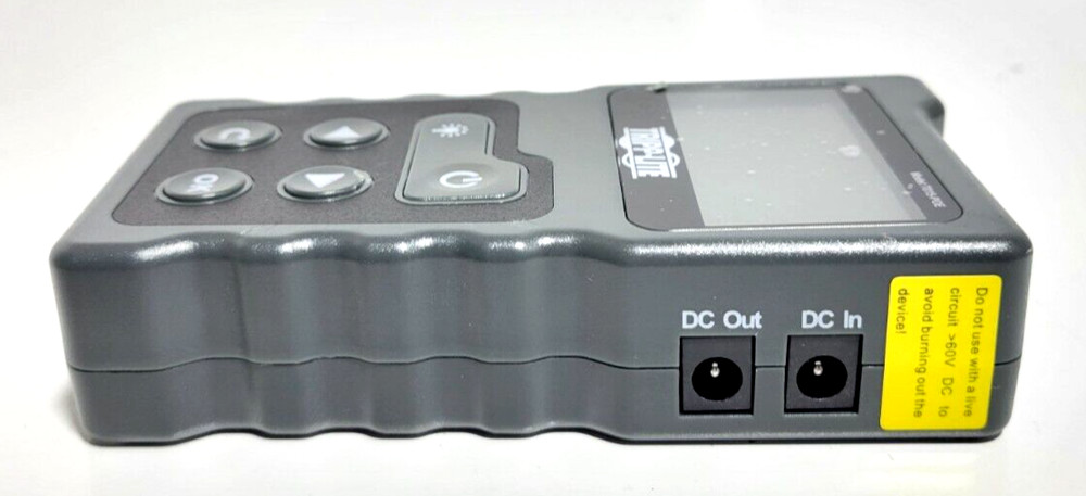 TRIPP-LITE T015-POE NETWORK CABLE CONTINUITY TESTER WITH POE DETECTION INLINE VO