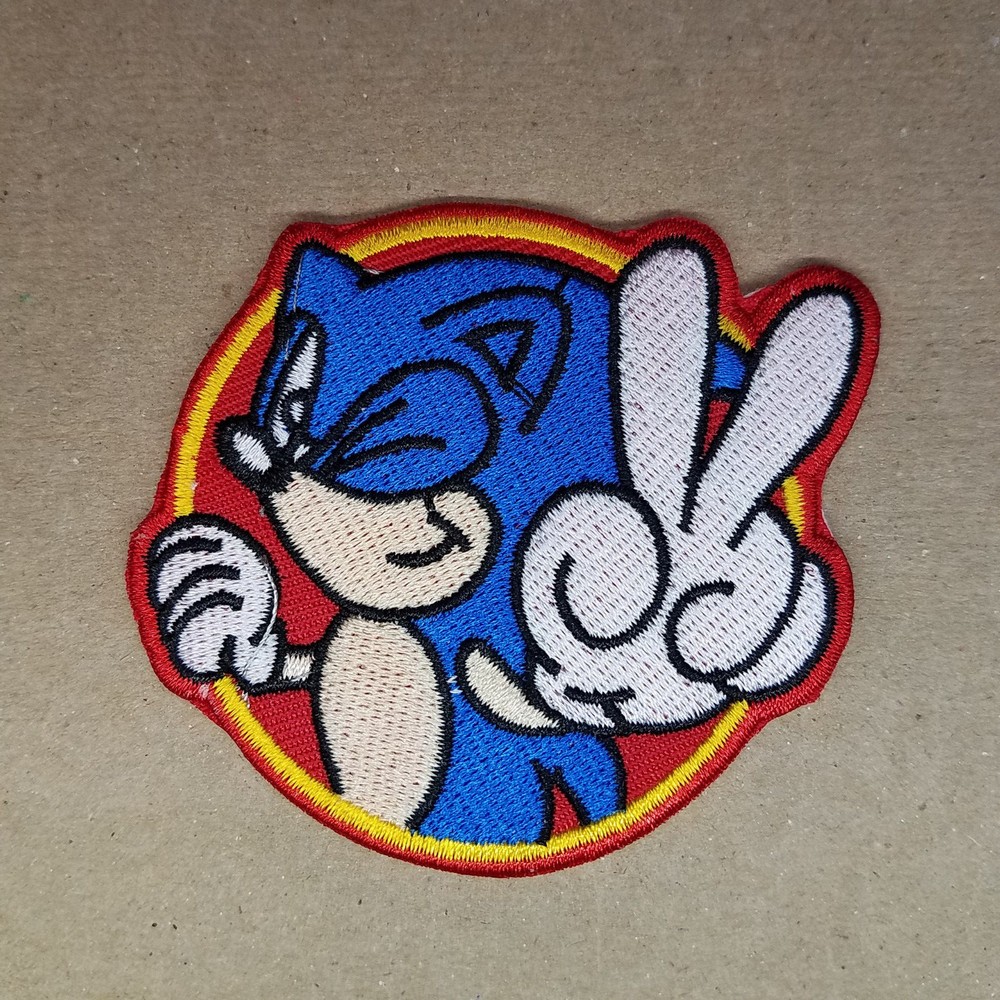 Sonic Hedgehog Patch 2 3/4 inches