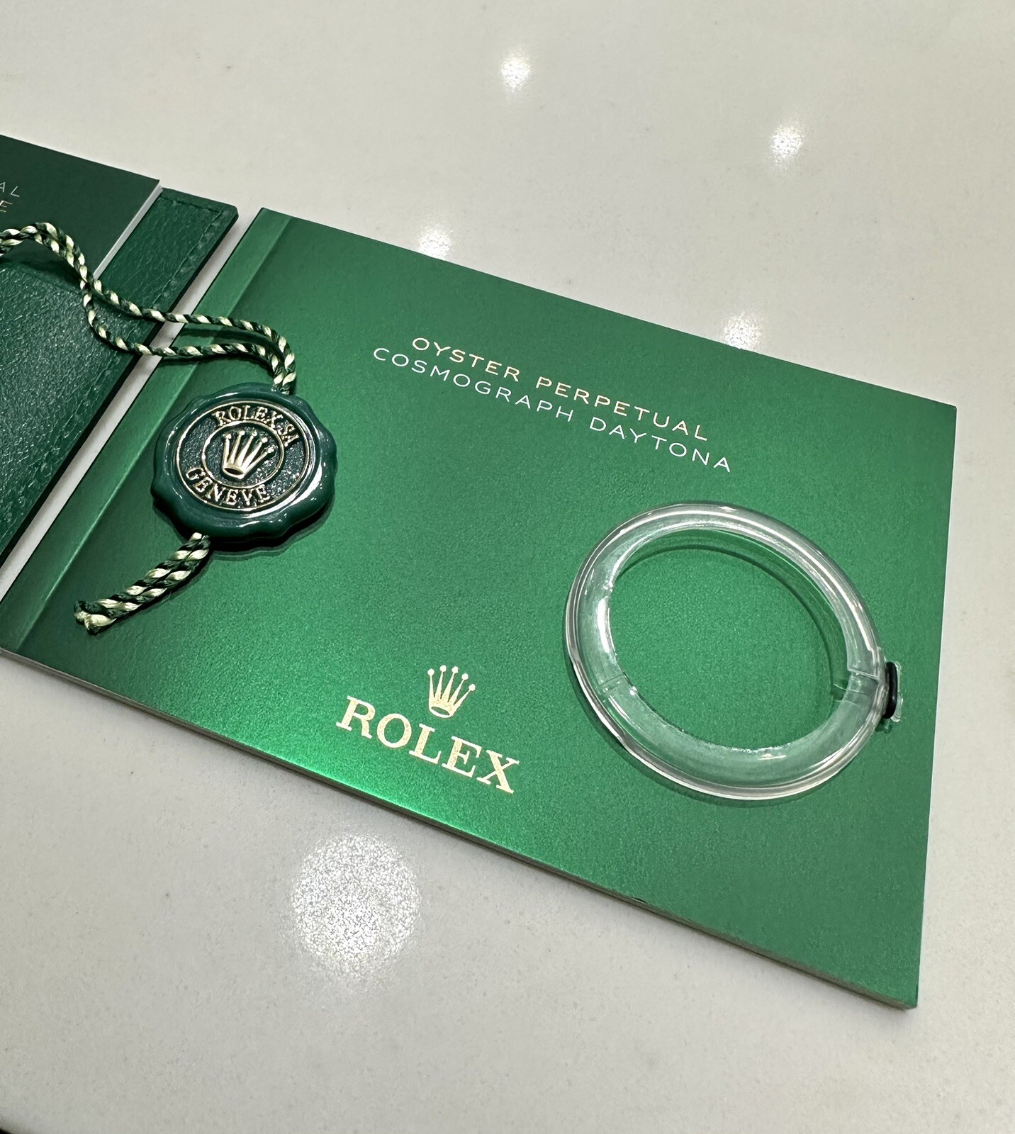 OEM Rolex Daytona N101 Bezel Protector Booklet SET 116500 116520 116508 116505